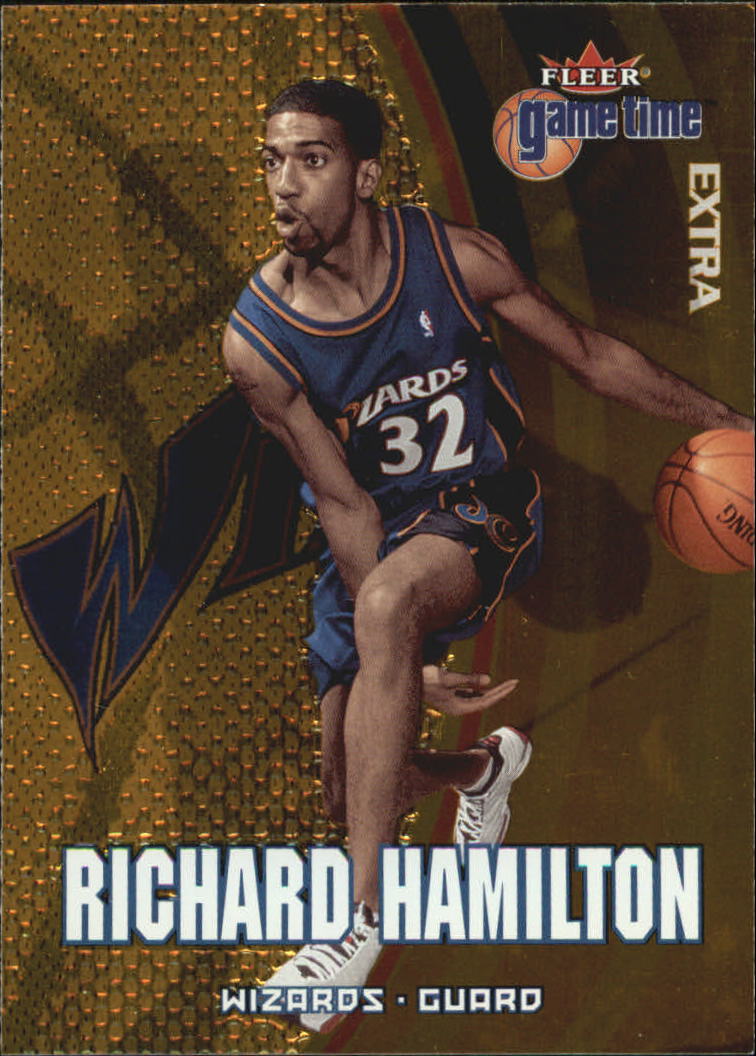 2000-01 Fleer Game Time Extra #56 Richard Hamilton