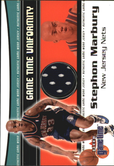 2000-01 Fleer Game Time Uniformity #9 Stephon Marbury