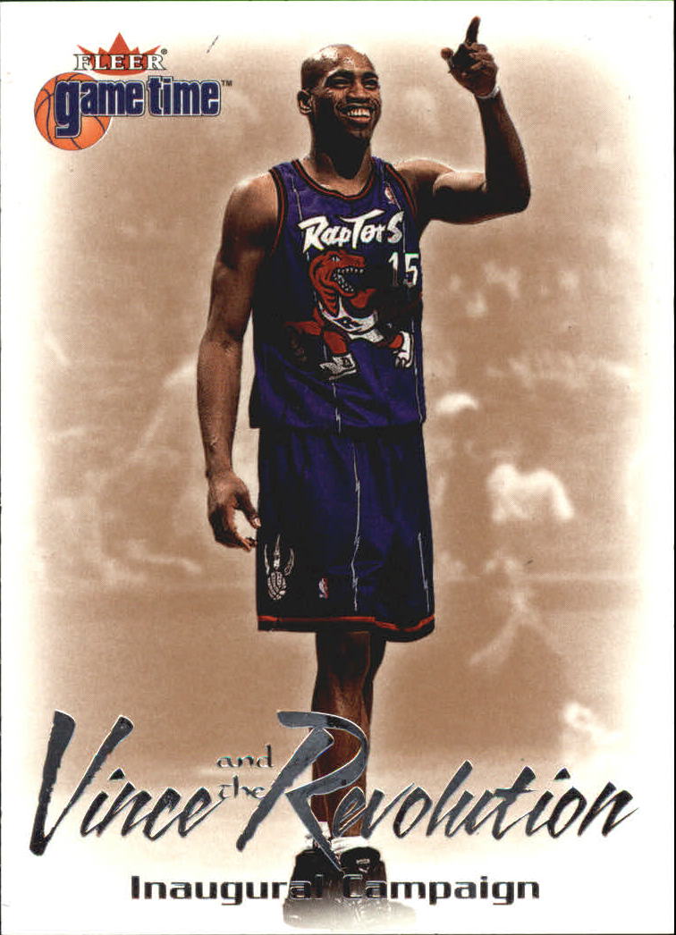 2000-01 Fleer Game Time Vince and the Revolution #1 Vince Carter