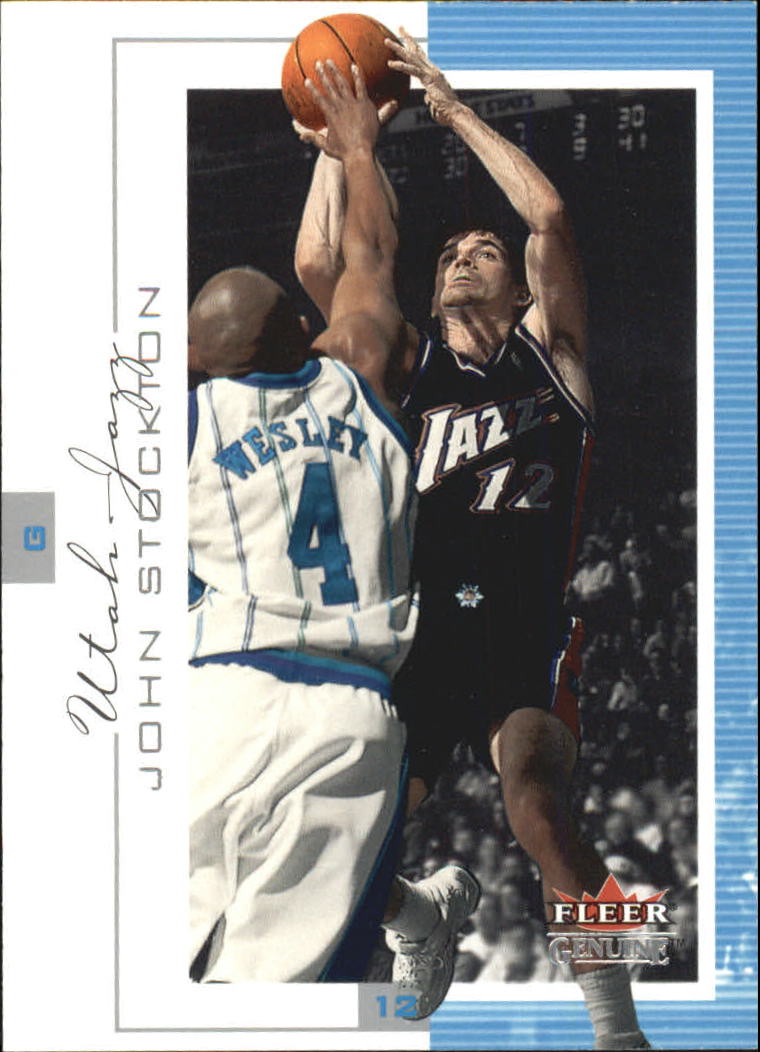 2000-01 Fleer Genuine #36 John Stockton