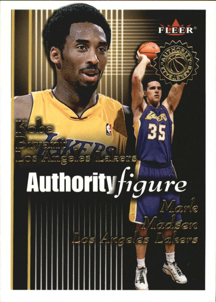 2000-01 Fleer Authority Figures #AF2 Mark Madsen/Kobe Bryant