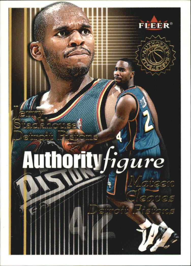 2000-01 Fleer Authority Figures #AF4 Mateen Cleaves/Jerry Stackhouse