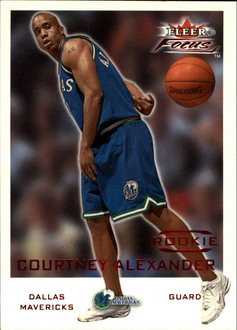 2000-01 Fleer Focus #205 Courtney Alexander E RC
