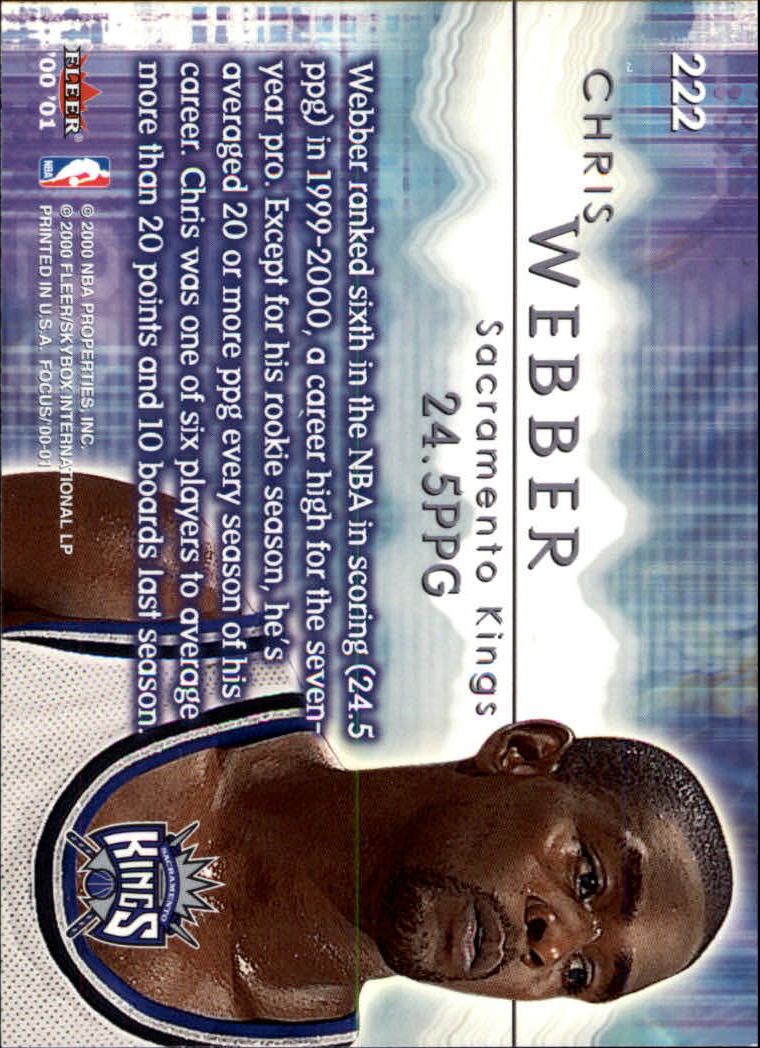 Chris webber cards (1994-2022) Kings Bullets 76ers - You Choose - Picture 125 of 258