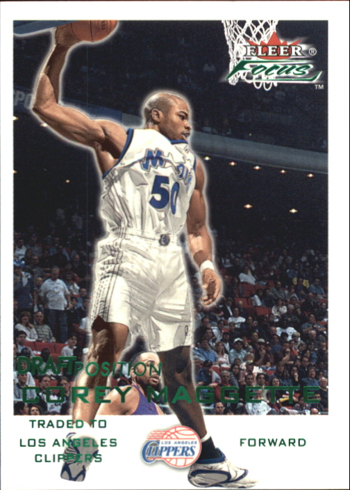 2000-01 Fleer Focus Draft Position #83 Corey Maggette/100