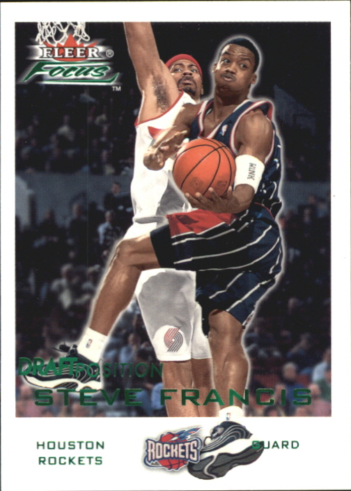 2000-01 Fleer Focus Draft Position #93 Steve Francis/100