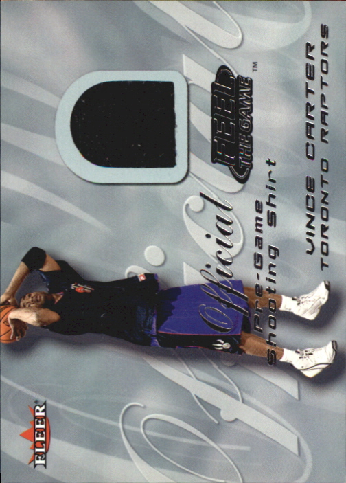 2000-01 Fleer Feel the Game #4 Vince Carter