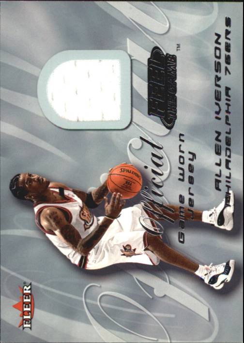 2000-01 Fleer Feel the Game #11A Allen Iverson Black