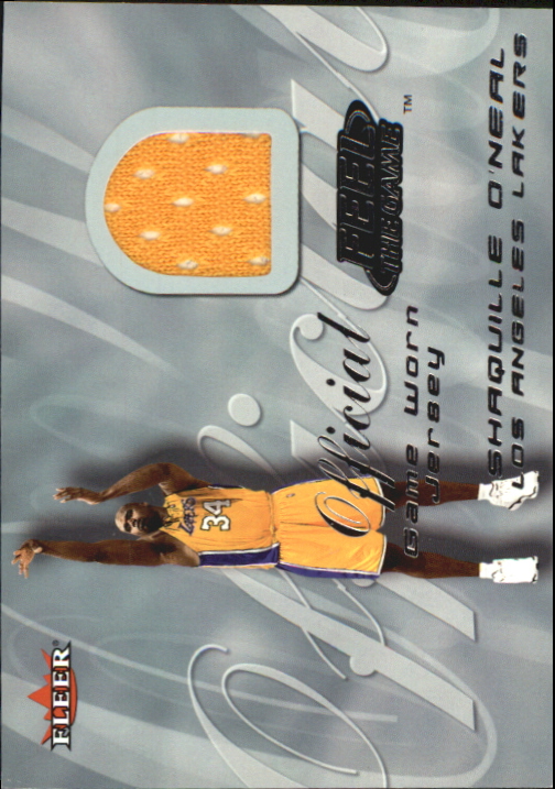 2000-01 Fleer Feel the Game #27A Shaquille O'Neal Purple