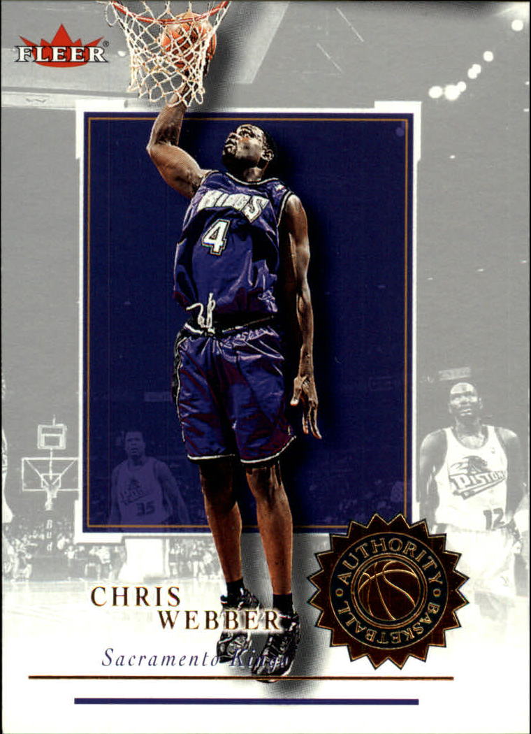2000-01 Fleer Authority #74 Chris Webber