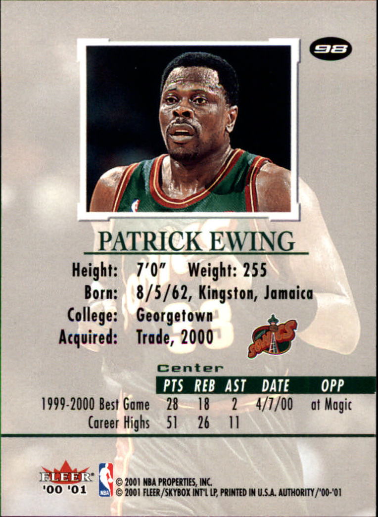 Orlando Magic assistant coach Patrick Ewing, right, talks with player  Ishmael Smith on the bench as they take on the Charlotte Bobcats in the  first half of an NBA basketball game in, image size:764x1045