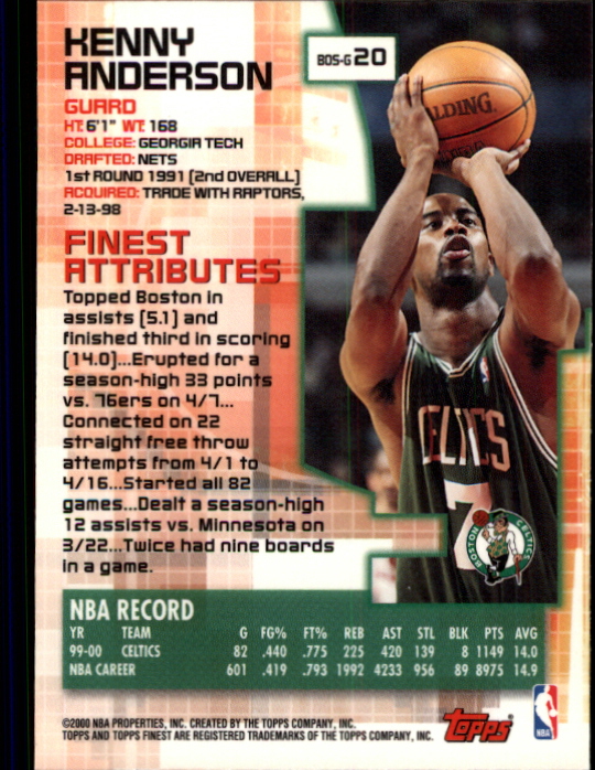 B5505- 2000-01 Finest Bk Card #s 1-176 +Inserts -You Pick- 15+ FREE US SHIP - Bild 25 von 189