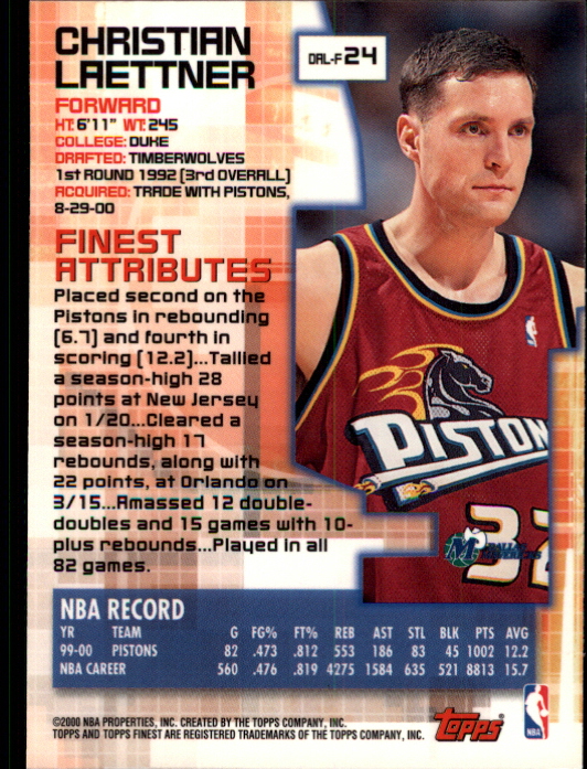 B5505- 2000-01 Finest Bk Card #s 1-176 +Inserts -You Pick- 15+ FREE US SHIP - Bild 33 von 189
