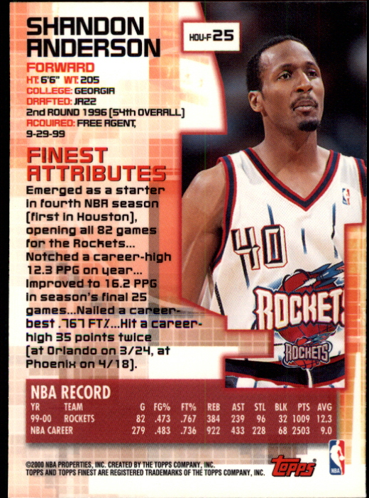 B5505- 2000-01 Finest Bk Card #s 1-176 +Inserts -You Pick- 15+ FREE US SHIP - Bild 35 von 189