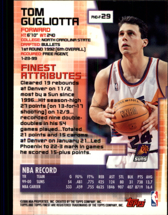 B5505- 2000-01 Finest Bk Card #s 1-176 +Inserts -You Pick- 15+ FREE US SHIP - Bild 43 von 189