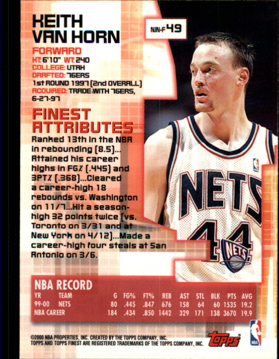 B5505- 2000-01 Finest Bk Card #s 1-176 +Inserts -You Pick- 15+ FREE US SHIP - Bild 71 von 189