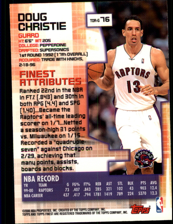 B5505- 2000-01 Finest Bk Card #s 1-176 +Inserts -You Pick- 15+ FREE US SHIP - Bild 111 von 189
