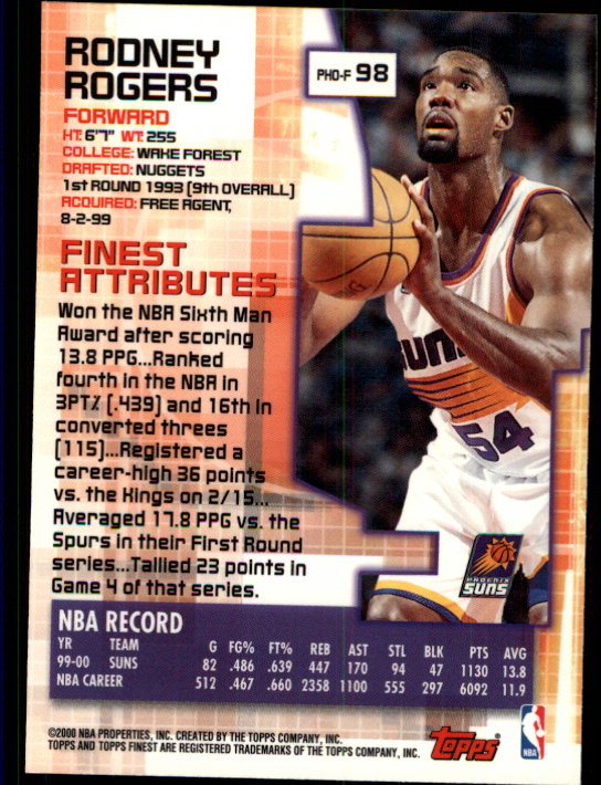 B5505- 2000-01 Finest Bk Card #s 1-176 +Inserts -You Pick- 15+ FREE US SHIP - Bild 147 von 189