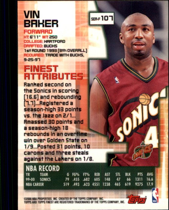 B5505- 2000-01 Finest Bk Card #s 1-176 +Inserts -You Pick- 15+ FREE US SHIP - Bild 157 von 189