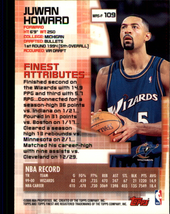 B5505- 2000-01 Finest Bk Card #s 1-176 +Inserts -You Pick- 15+ FREE US SHIP - Bild 161 von 189