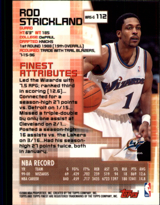 B5505- 2000-01 Finest Bk Card #s 1-176 +Inserts -You Pick- 15+ FREE US SHIP - Bild 165 von 189