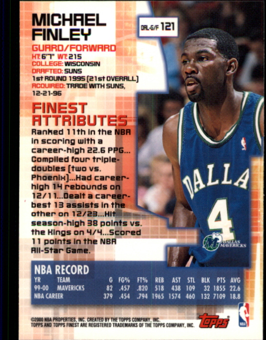 B5505- 2000-01 Finest Bk Card #s 1-176 +Inserts -You Pick- 15+ FREE US SHIP - Bild 181 von 189