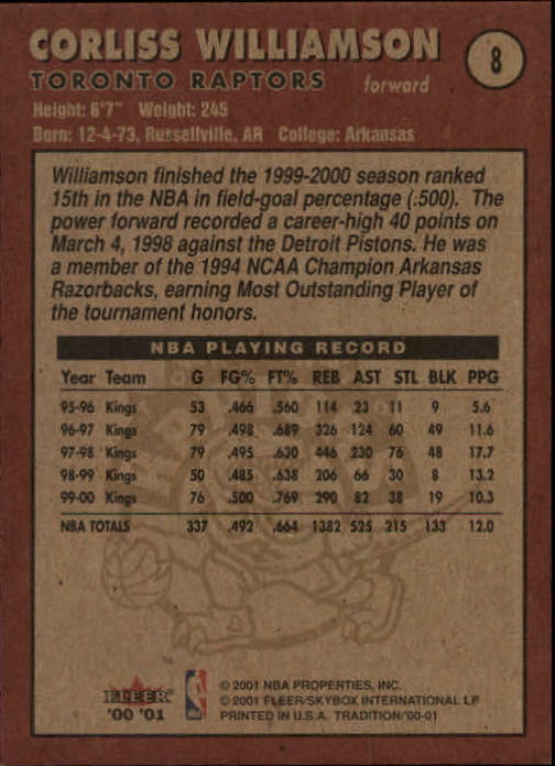 A7626- 2000-01 Fleer Basketball Card #s 1-200 -You Pick- 15+ FREE US SHIP - Picture 11 of 321