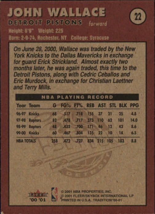 A7626- 2000-01 Fleer Basketball Card #s 1-200 -You Pick- 15+ FREE US SHIP - Picture 37 of 321