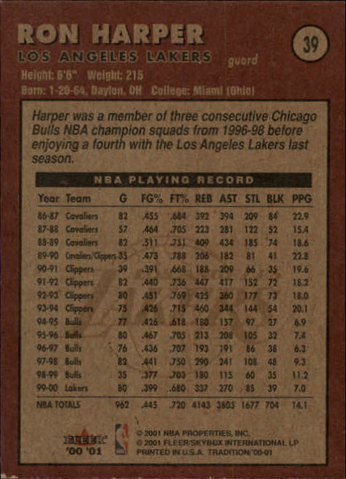 A7626- 2000-01 Fleer Basketball Card #s 1-200 -You Pick- 15+ FREE US SHIP - Picture 61 of 321