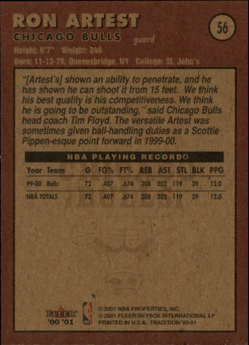 A7626- 2000-01 Fleer Basketball Card #s 1-200 -You Pick- 15+ FREE US SHIP - Picture 91 of 321