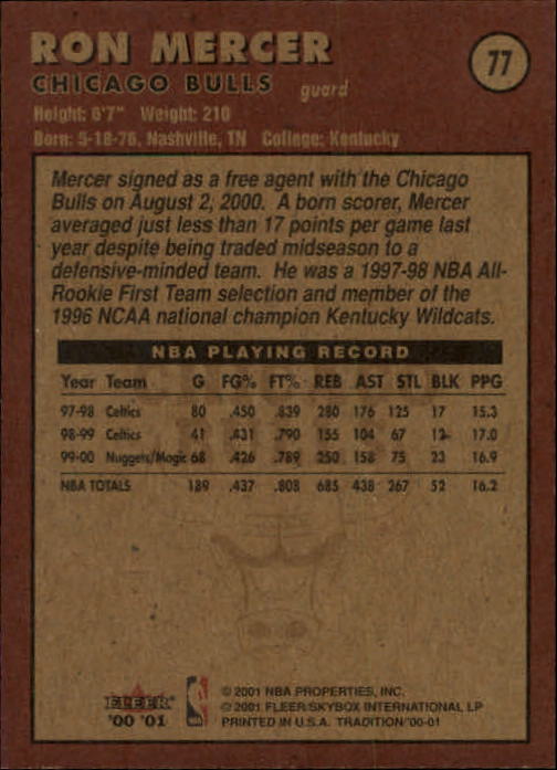 A7626- 2000-01 Fleer Basketball Card #s 1-200 -You Pick- 15+ FREE US SHIP - Picture 125 of 321