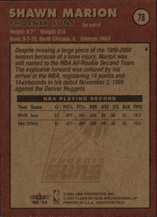 A7626- 2000-01 Fleer Basketball Card #s 1-200 -You Pick- 15+ FREE US SHIP - Picture 127 of 321