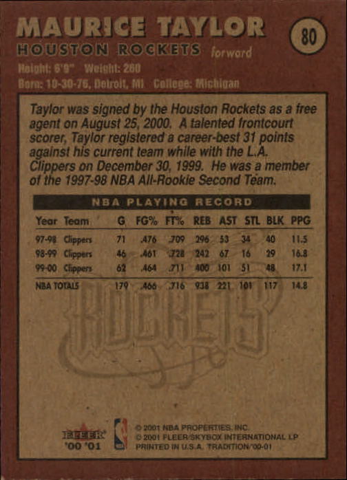 A7626- 2000-01 Fleer Basketball Card #s 1-200 -You Pick- 15+ FREE US SHIP - Picture 131 of 321