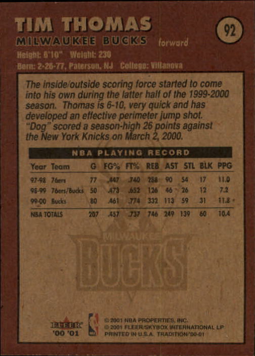 A7626- 2000-01 Fleer Basketball Card #s 1-200 -You Pick- 15+ FREE US SHIP - Picture 149 of 321