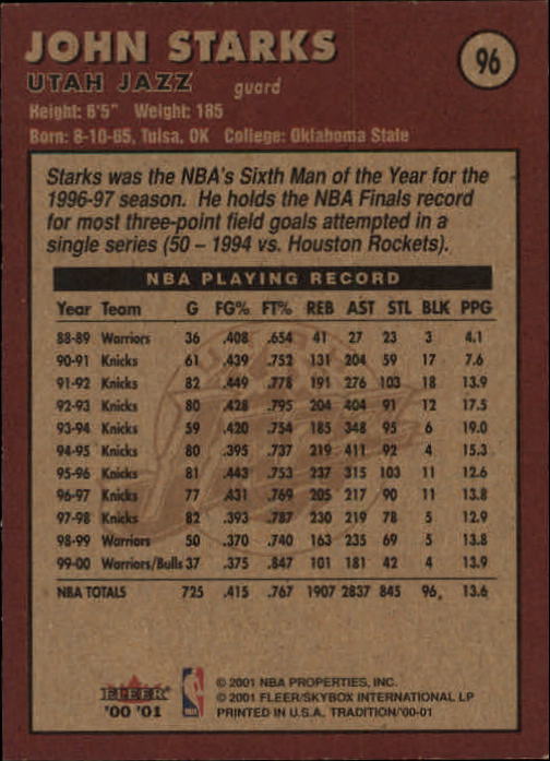 A7626- 2000-01 Fleer Basketball Card #s 1-200 -You Pick- 15+ FREE US SHIP - Picture 155 of 321