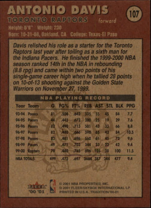 A7626- 2000-01 Fleer Basketball Card #s 1-200 -You Pick- 15+ FREE US SHIP - Picture 171 of 321