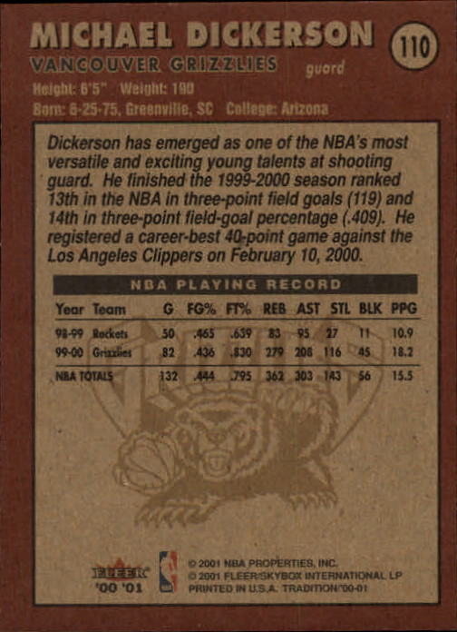 A7626- 2000-01 Fleer Basketball Card #s 1-200 -You Pick- 15+ FREE US SHIP - Picture 175 of 321