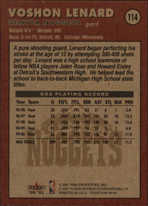 A7626- 2000-01 Fleer Basketball Card #s 1-200 -You Pick- 15+ FREE US SHIP - Picture 181 of 321
