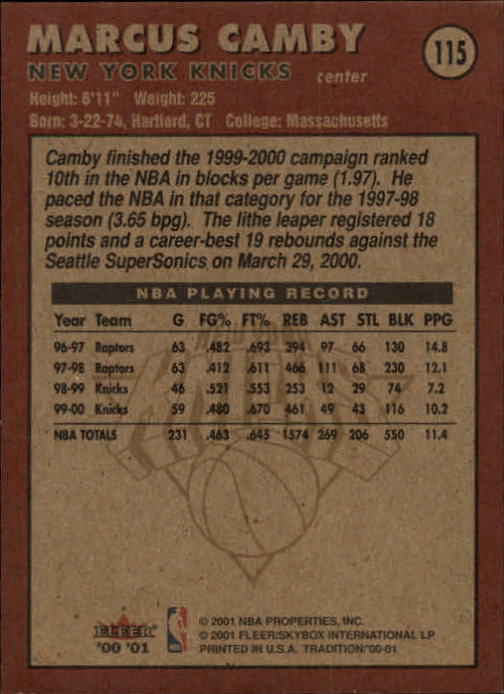 A7626- 2000-01 Fleer Basketball Card #s 1-200 -You Pick- 15+ FREE US SHIP - Picture 183 of 321