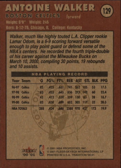 A7626- 2000-01 Fleer Basketball Card #s 1-200 -You Pick- 15+ FREE US SHIP - Picture 207 of 321