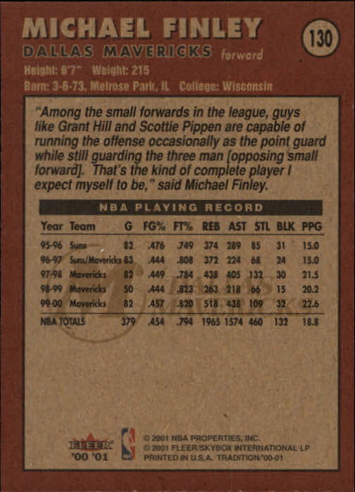 A7626- 2000-01 Fleer Basketball Card #s 1-200 -You Pick- 15+ FREE US SHIP - Picture 209 of 321