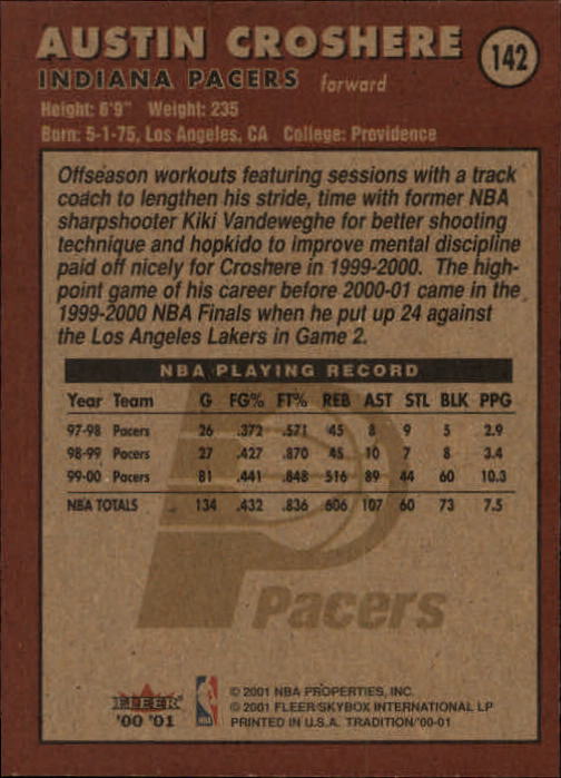 A7626- 2000-01 Fleer Basketball Card #s 1-200 -You Pick- 15+ FREE US SHIP - Picture 229 of 321