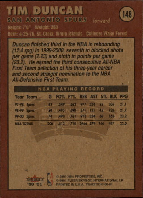 A7626- 2000-01 Fleer Basketball Card #s 1-200 -You Pick- 15+ FREE US SHIP - Picture 239 of 321
