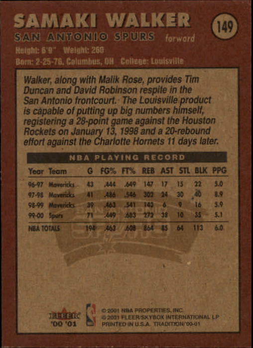 A7626- 2000-01 Fleer Basketball Card #s 1-200 -You Pick- 15+ FREE US SHIP - Picture 241 of 321