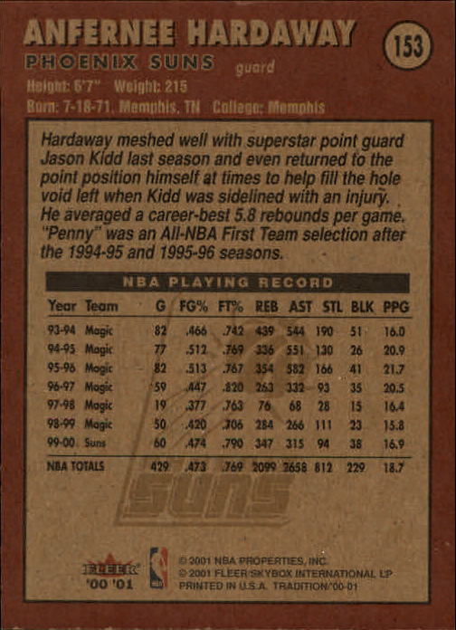 A7626- 2000-01 Fleer Basketball Card #s 1-200 -You Pick- 15+ FREE US SHIP - Picture 245 of 321