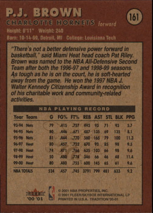 A7626- 2000-01 Fleer Basketball Card #s 1-200 -You Pick- 15+ FREE US SHIP - Picture 257 of 321