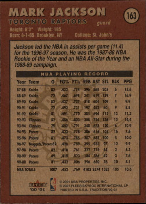 A7626- 2000-01 Fleer Basketball Card #s 1-200 -You Pick- 15+ FREE US SHIP - Picture 261 of 321