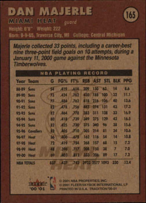 A7626- 2000-01 Fleer Basketball Card #s 1-200 -You Pick- 15+ FREE US SHIP - Picture 265 of 321