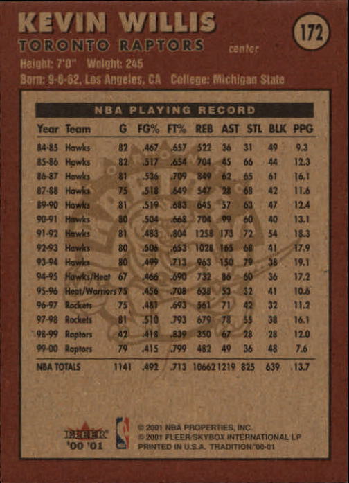 A7626- 2000-01 Fleer Basketball Card #s 1-200 -You Pick- 15+ FREE US SHIP - Picture 279 of 321