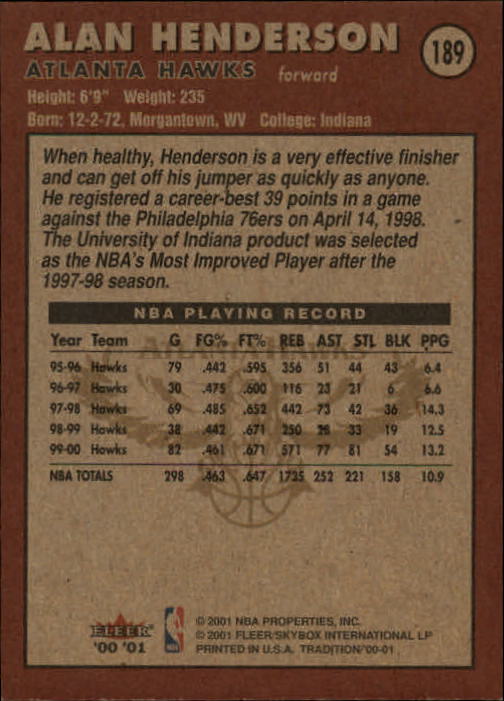 A7626- 2000-01 Fleer Basketball Card #s 1-200 -You Pick- 15+ FREE US SHIP - Picture 303 of 321